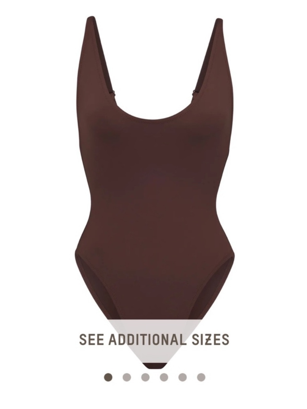 Skims Scoop Neck One Piece Swimsuit